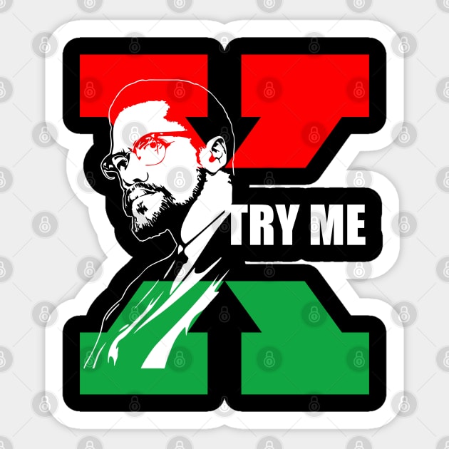 Malcolm X, Black Lives Matter, African American, Black Girl Magic Sticker by UrbanLifeApparel